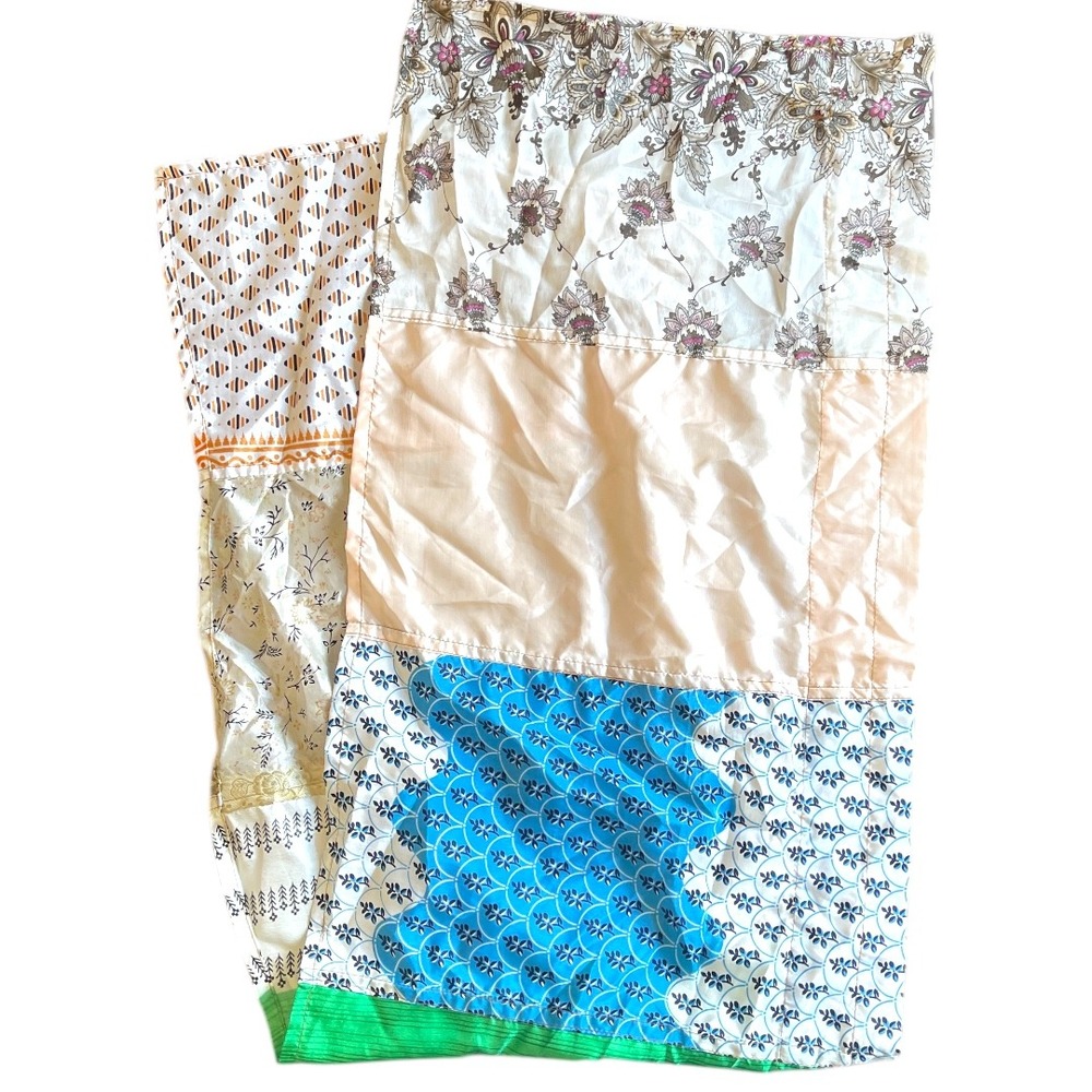 Mexicali Blues Silk Blend Patchwork‎ Scarf